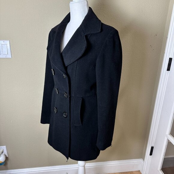 ESPRIT Outerwear Wool Double Breasted Coat Jacket Size Small - Picture 11 of 16